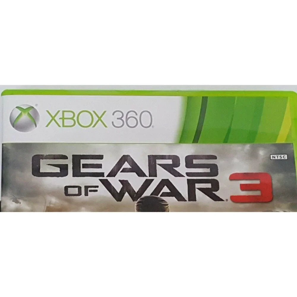 Gears of War 3 Microsoft Xbox 360 2011 Tested Works W/ Sticker Sheet